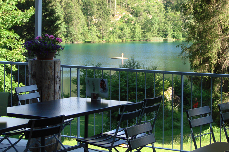 Terrasse des Restaurant/Gasthaus Crestasee